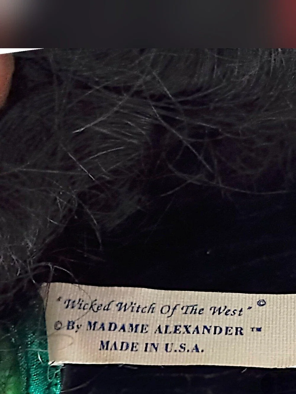 Madame Alexander Doll 1994 Wicked Witch Of The West Wizard of Oz‎ Velvet Flames